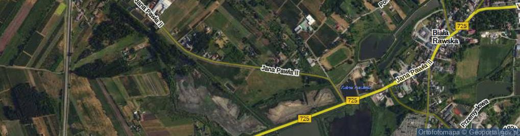 Zdjęcie satelitarne Jana Pawła II ul.